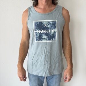 Hurley Graphic Tank Top Light Blue